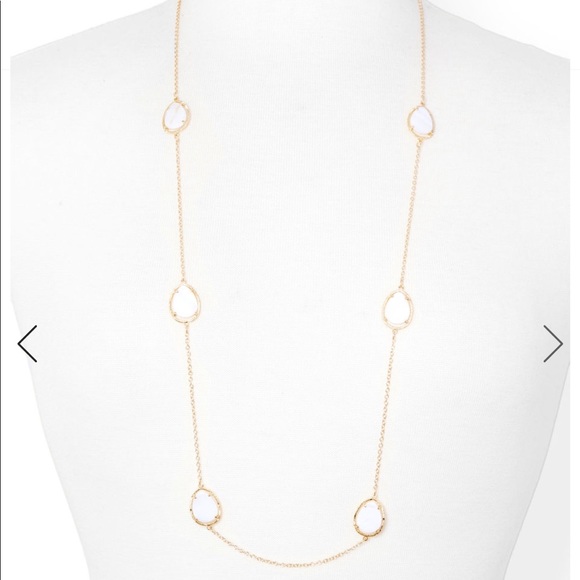 New*Charming Charlie*Gold Necklace and Earring Set - Picture 3 of 3